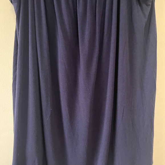 Torrid Elastic Sleeve Navy Top - Picture 6 of 6